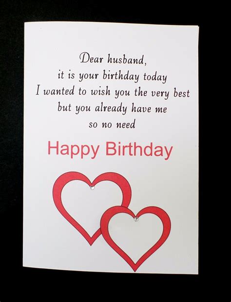 Handmade Personalised Birthday Card Husband Boyfriend Fiance Name Ebay