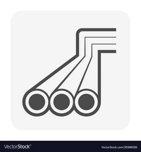 Pipeline Construction Icon Royalty Free Vector Image