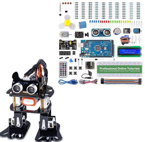 Buy Sunfounder Robotics Kit Compatible With Arduino 4 Dof Dancing