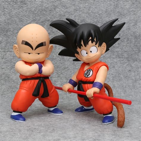 The son goku figure will include three interchangeable face parts and multiple interchangeable hands. Dragon Ball Z Goku Kuririn Action Figure dragonball son ...