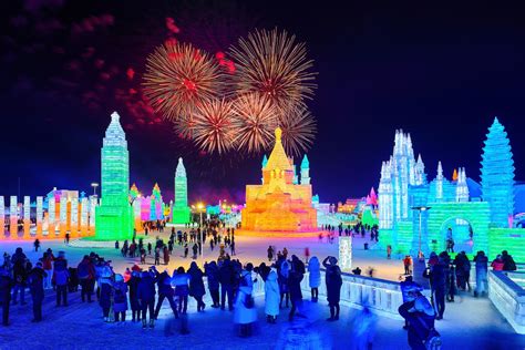 Harbin Ice Festival Sculptures Create A Fairy Tale Setting — A Very