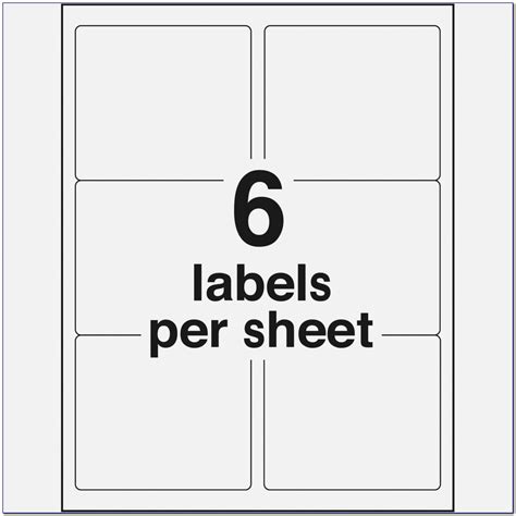 8160 Label Template