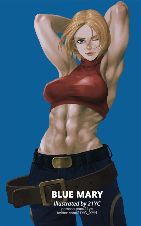 Blue Mary Snk King Of Fighters Kof King Of Fighters