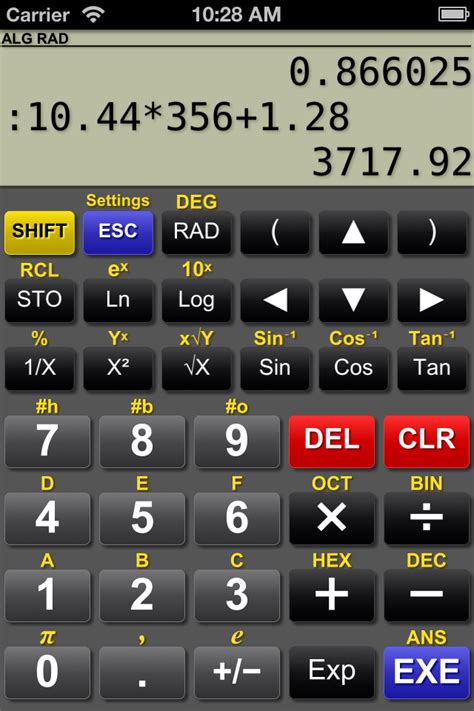 Pg Calculator Scientific Calculator For Iphoneipadipod Touch