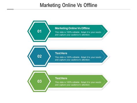 Marketing Online Vs Offline Ppt Powerpoint Presentation Slides Brochure