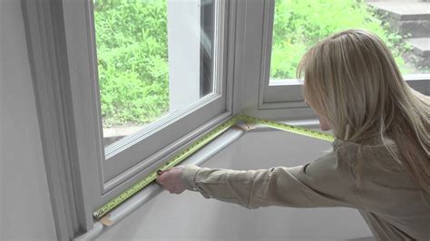 Measure the width of your window. Measuring for Bay Window Shutters - YouTube