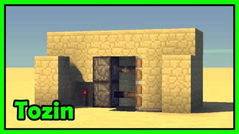 ( must me place at the top of each othe. 1.12.2 How to Make a 1x2 Piston Door in Minecraft ...