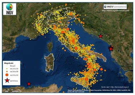 Oltre Terremoti In Italia Nel Uno Ogni Minuti Terra