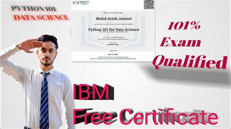So is an ibm data science certificate worth it? Free Certificate (IBM) Python 101 Data Science - YouTube