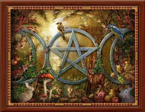 Nature Triple Goddess Wiccan Art Pagan Magick Pagan Art