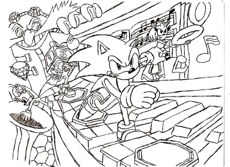 Christmas Sonic Coloring Pages at GetColorings.com | Free printable