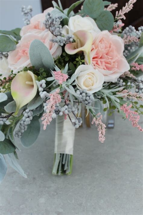 Combining Inspiration Photos For The Perfect Silk Flower Bridal Bouquet