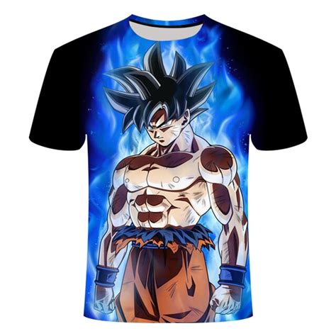 Dragon Ball Z T Shirts Mens Summer 3d Print Super Saiyan Goku Black Zamasu Vegeta Dragonball