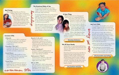 Sex Education Pamphlet Prevention And Treatment Resources