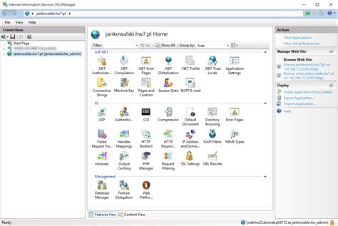 IIS Manager For Remote Administration Hostedwindows Pl