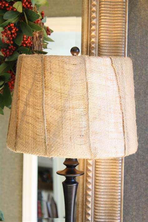 I'm back, as promised, with a tutorial on how i made this diy ruffled burlap shade. Coastal Charm: DIY Lampshade and Christmas Vignette
