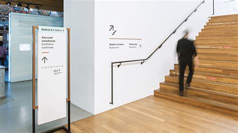 Wayfinding System In Polin Museum On Behance Wayfinding System