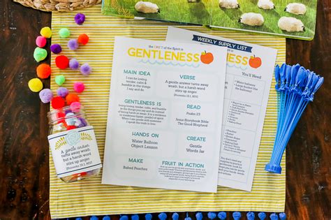 The Fruit Of The Spirit Is Gentleness Kids Activities The Littles And Me