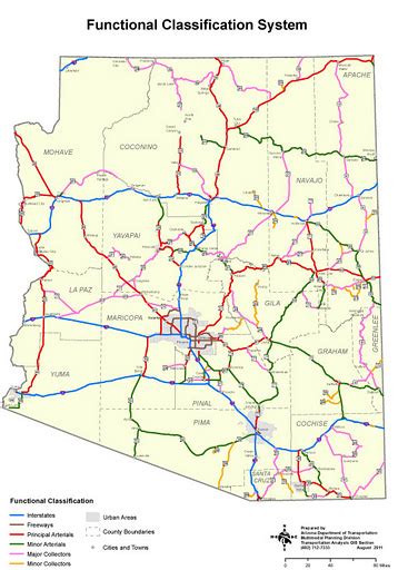 Map Of Arizona Highways