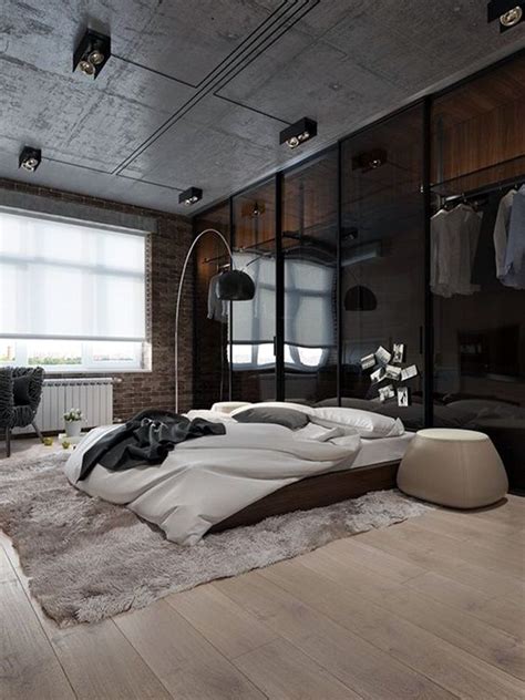 Masculine bedroom colors paint black color ideas for men walls covered in fabric designs. classic-men-bedroom-ideas-and-designs-17 | Modern bedroom ...