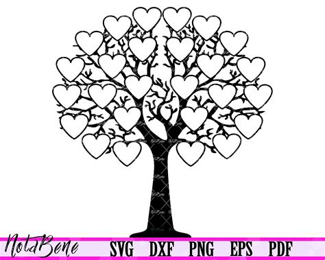Family Tree Svg Tree SVG Family Svg Tree Monogram Family | Etsy | Family tree drawing, Family ...