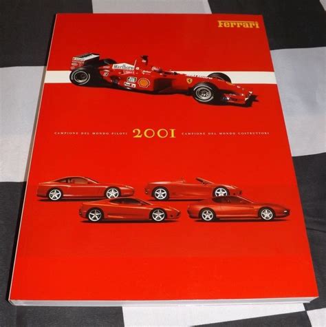 Follow ferrari, a name inseparable from formula 1 racing, the italian squad being the only team to have competed in every f1 season since the world championship began, winning numerous titles with the likes of ascari, surtees, lauda and schumacher. Details about 2001 FERRARI YEARBOOK BROCHURE ANNUAL F1 REPORT FERRARI F2001 TARGA FLORIO 360 M ...