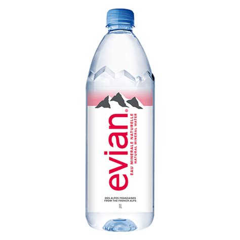 Evian Natural Mineral Water 12x1l