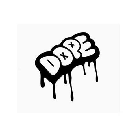 Dope Graffiti Drip Vinyl Decal Sticker