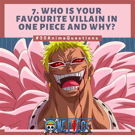 Who Is Your Favourite Male Character In One Piece And Why 430 By