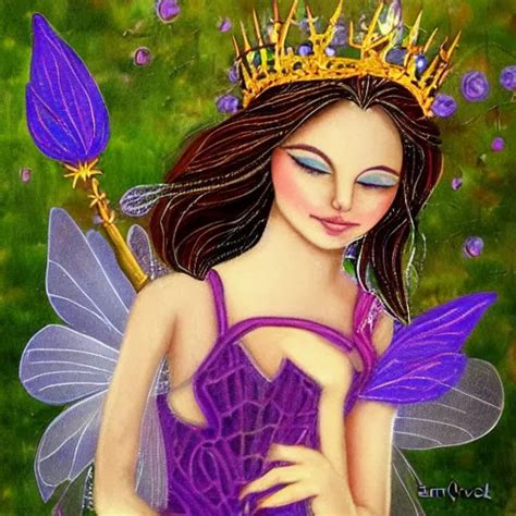 Beautiful Fairy Queen By Linda Ravenscroft Stable Diffusion