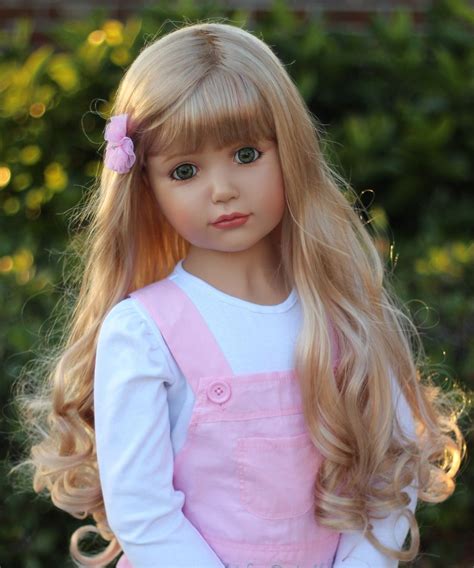 Masterpiece Doll Emily Blonde Hair Green Grey Eyes Blonde Green Eyes