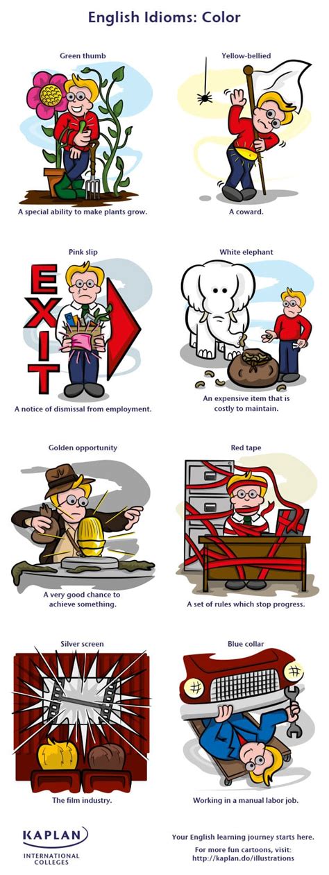 Idioms generally do not make sense literally. List of 90 Colour Idioms With Meanings