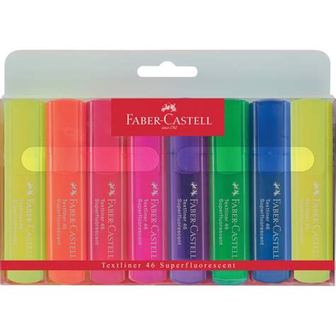 Faber Castell Textmarker Tl 46 Superfluor 8 Farben Online Kaufen