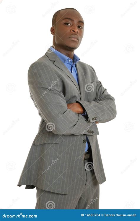 Confident African American Business Man Stock Photo Image Of Ethnic