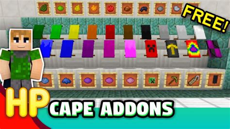 How To Get Free Capes Mcbe 2019 Mod Review Cape Addons By