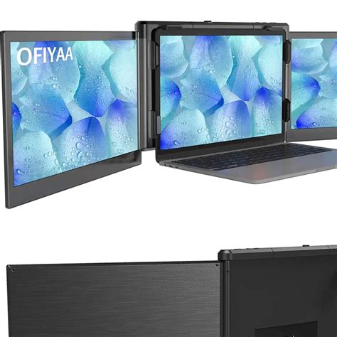 Triple Portable Monitor For Laptopfagomfer Ofiyaa P2 Pro 133 Laptop