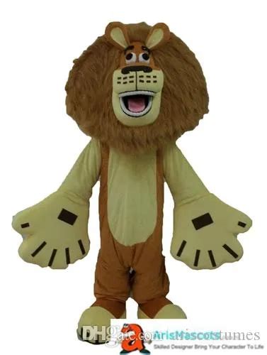 Madagascar Alex Lion Costume Mascot Deguisement Mascotte Funny Cartoon
