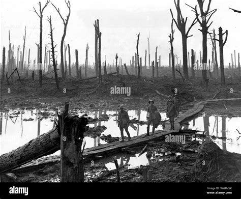 Third Battle Ypres 1917 Known Popularly Passchendaele Hi Res Stock