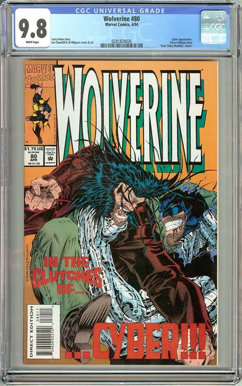 He's the best he is what he does, and what he does isn't very nice. Wolverine #80 (1994) CGC 9.8 White Pages 0281824030 ...