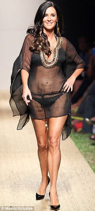 Patti Stanger Shows Off Svelte Figure In See Through Kaftan On Runway But Suffers Wardrobe