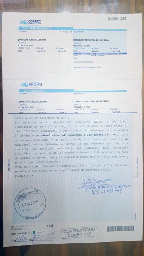 Modelo Carta Documento Intimacion Intimacion De Pago Alquileres Vrogue