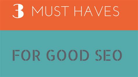The Top 3 Must Haves For Good Seo Epoff