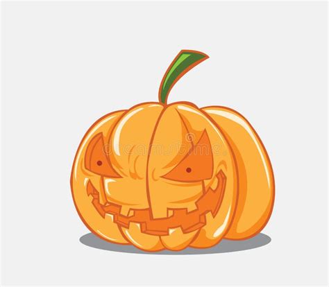 Halloween Pumpkin Vector Illustration Stock Vector Illustration Of