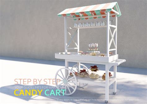 Candy Cart Plans 23 X 60 Step By Step Instructions Etsy In 2022