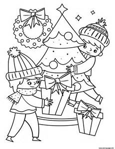On coloring pages for kids you will find loads of wonderful, free pictures to print and color! Christmas Kids Around The Christmas Tree Coloring Pages ...