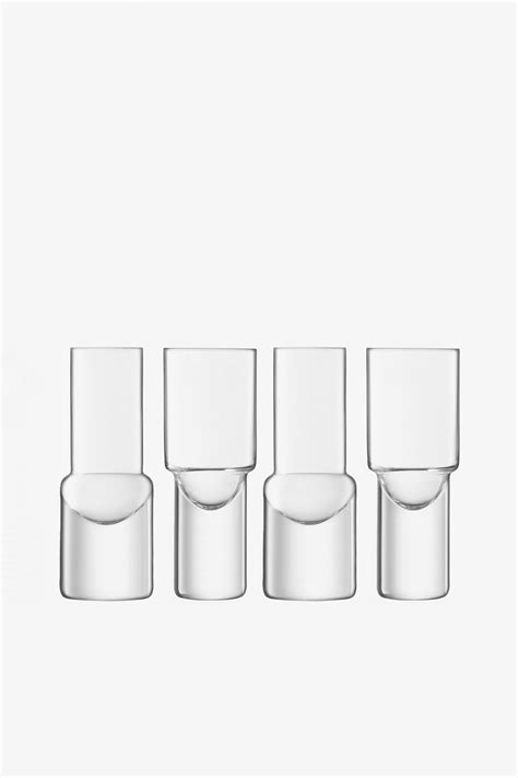 Buy Lsa International Clear Vodka 50ml Set Of 4 Shot Glasses From The
