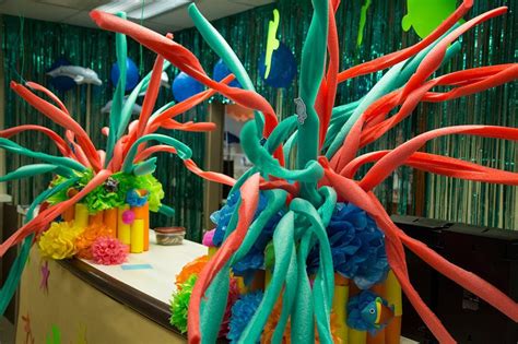 How To Make Vbs Decorations From A Pool Noodle Ocean Vbs Vbs Ocean