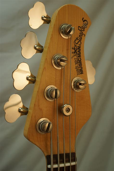 Ernie ball music man jp15 quilt top john petrucci guitar with case. Ernie Ball Music Man Stingray 5 string Sunburst ...
