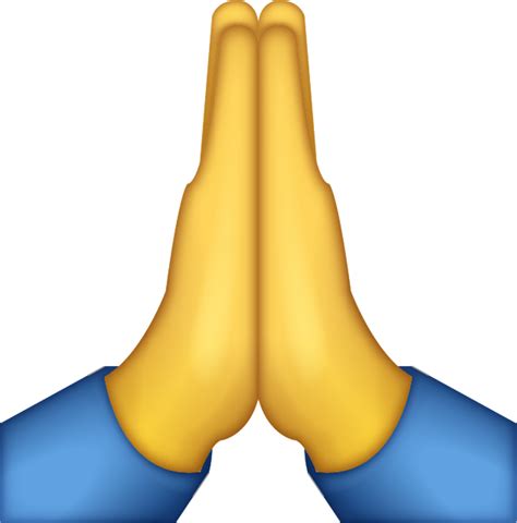 Emoji Sticker Praying Hands Emoji Png Clipart Full Size Clipart