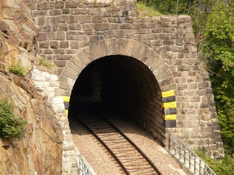 Free Images Track Railway Rail Wall Train Tunnel Transport
